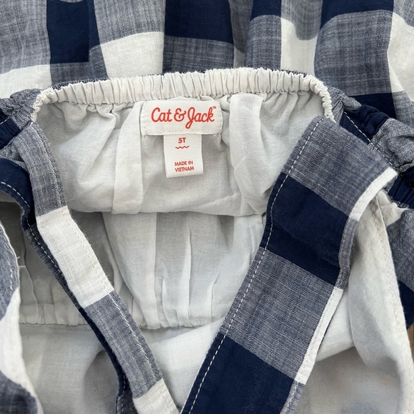 Gingham pinafore dress - Picture 4 of 5